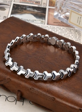 新品手链时尚欧美风山文甲锆石休