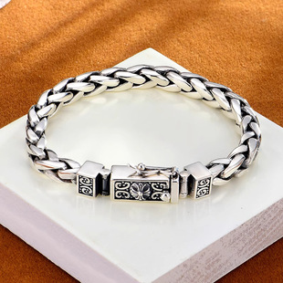 新品男士手链古巴链霸气男款首饰生日礼物潮轻奢高级感