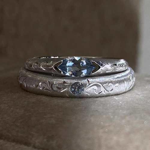 新品海盐之夏纹理高级感戒指百搭