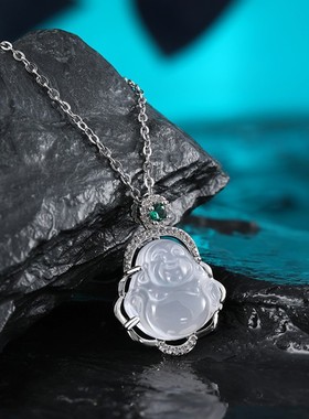 新品新款佛公吊坠项链高级感轻奢