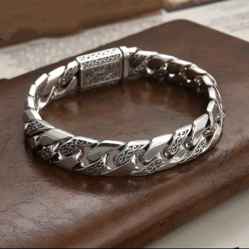 高级感精工永恒之藤手链个性男士复古欧美风复古嘻哈手链