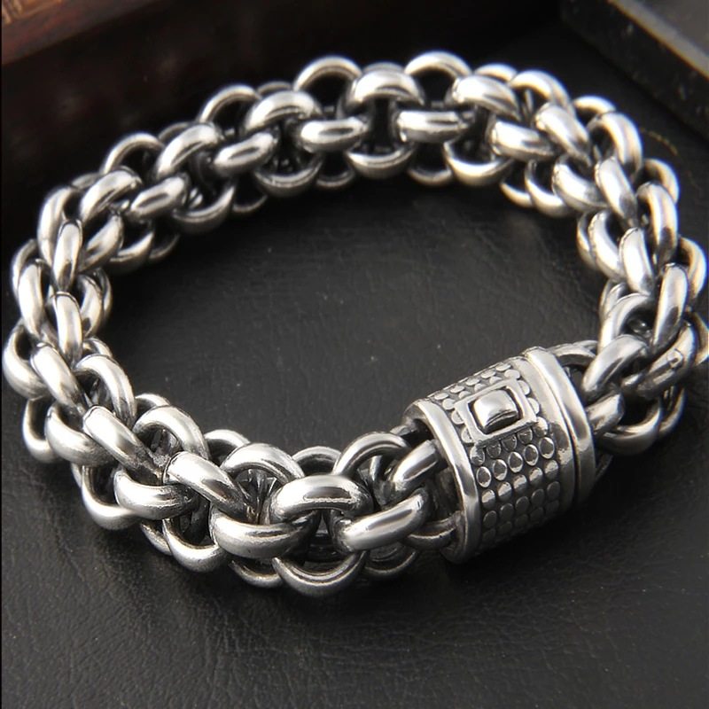 新品手链男士十字个性酷ins小众 设计潮牌手饰送男友