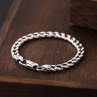 新品古巴手链男士款时尚高级感痞帅男生马鞭链