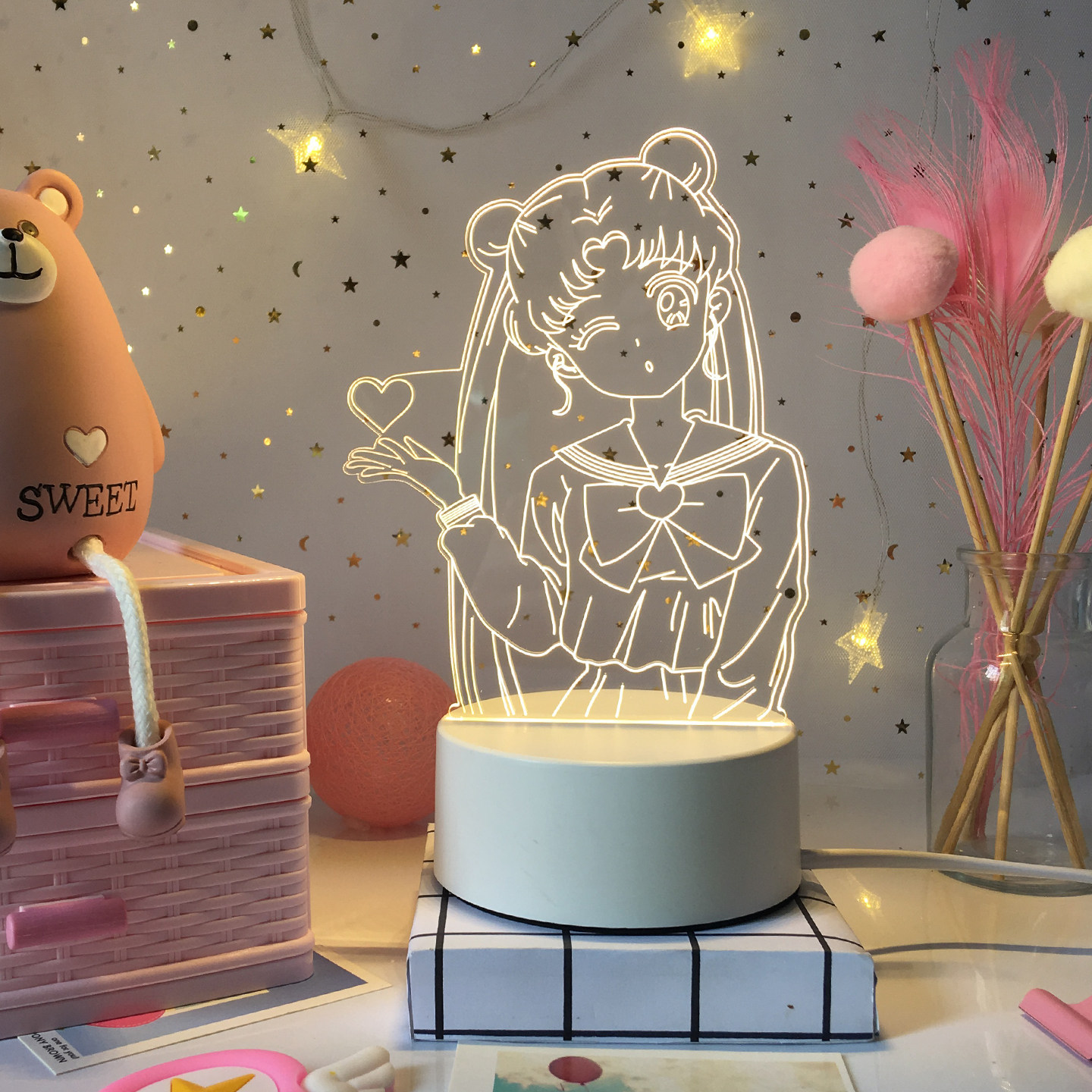 小夜灯少女心梦幻送闺蜜女生礼物