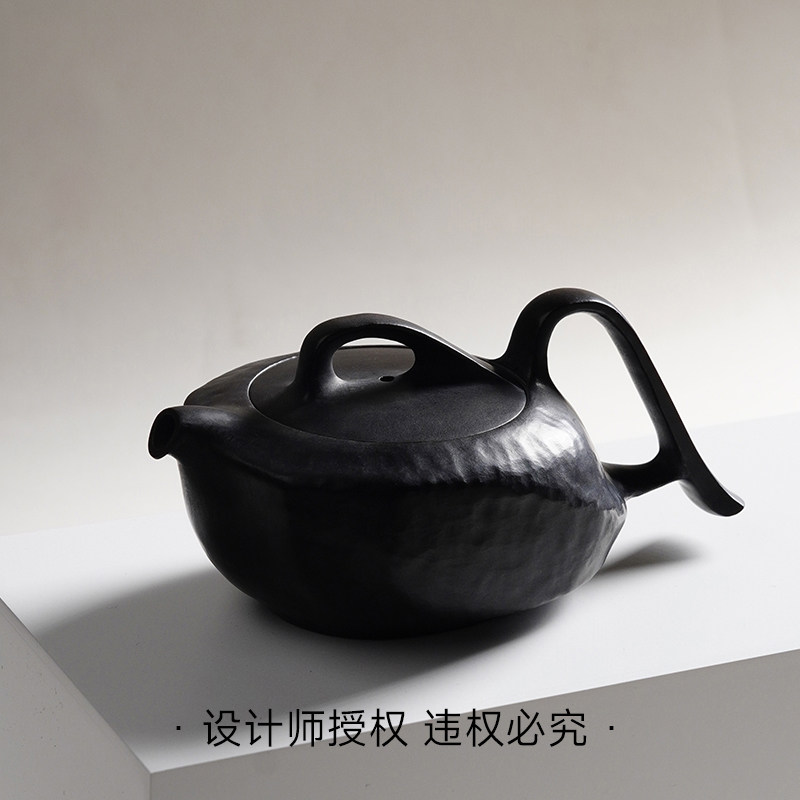 富足似燕155mL冰碛岩整石手工壶收藏赠礼原创泡茶石壶纯手工精致