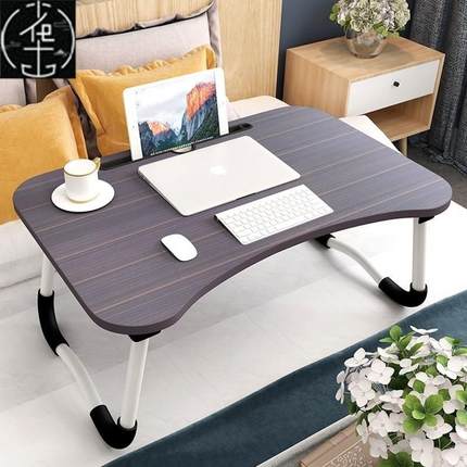 bed small table folding laptop table of students dormitory