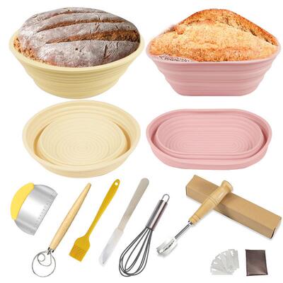 Bread Silicone Fermentation Basket Home Oven Baking Folding