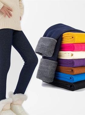 SheeCute Girls Winter Warm Pants Kids Fleece Lined Leggings