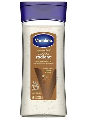 vaseline cocoa radiant cocoa butter body oil glow cream200ml
