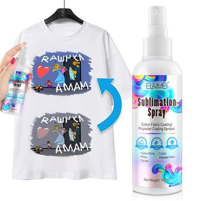 Spray for Cotton Shirts Sublimation Coating Spray衣图层喷雾