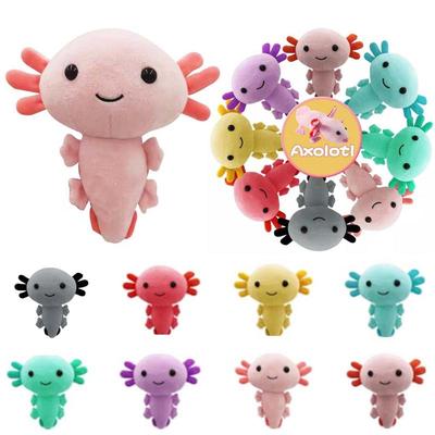 20cm Axolotl Plush Toy Cartoon Cute Animal Stuffed  plushies