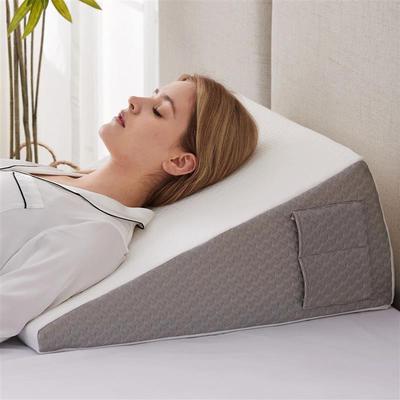 1pc Ultimate Memory Foam Wedge Pillow - Enhanced Sleep Suppo
