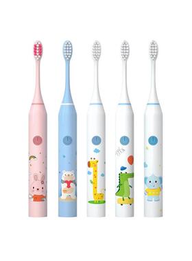 Children's toothbrush with automatic soft bristles electric