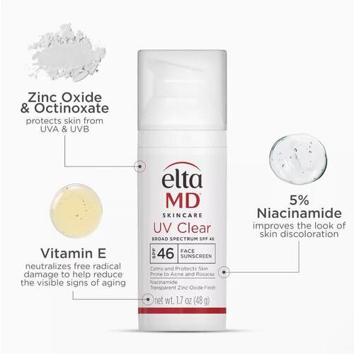 EltaMD UV Clear SPF 46 Face Sunscreen Broad Spectrum Sunscre