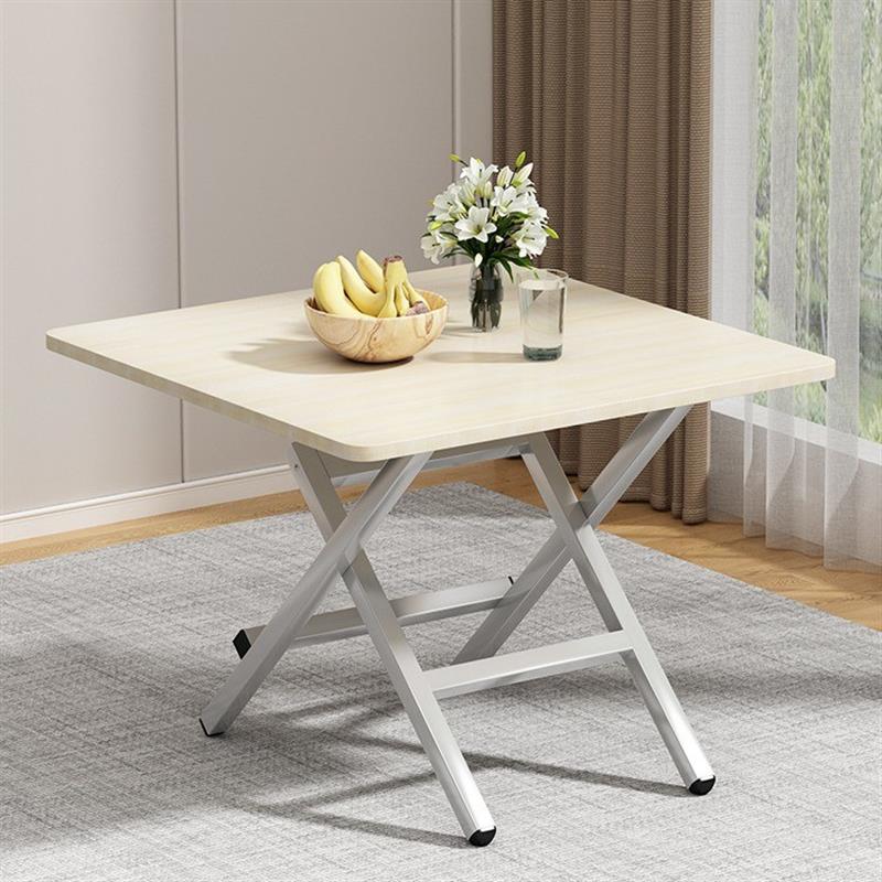 Foldable Square table family dining table and chair combinat