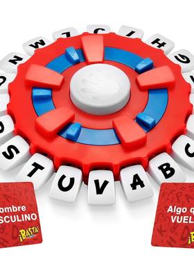 Think A Words Board Game tapple Spanish Version Basta Juego