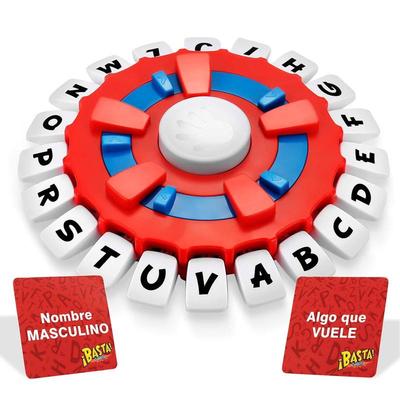 Think A Words Board Game tapple Spanish Version Basta Juego