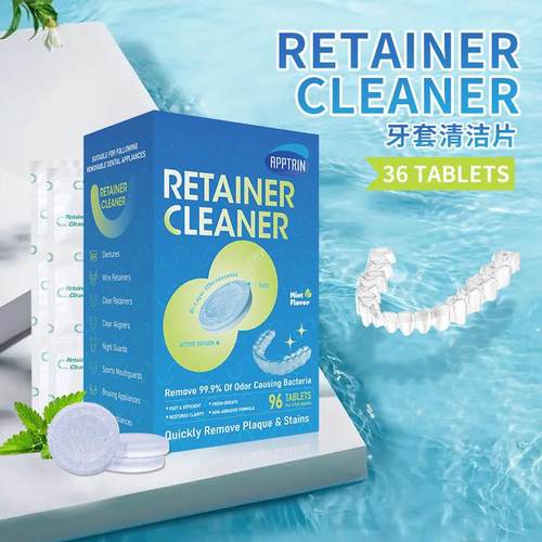 Retainer Cleaner Denture cleaning tablet 牙套清洁片假牙清洗
