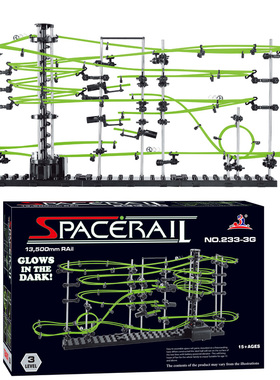marble run childrens toy orbit assembly ballroller coaster