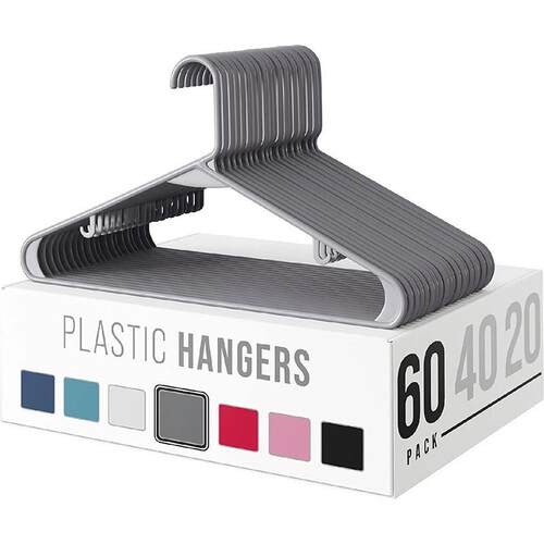 Plastic Adult Clothes Coat Hangers Drying Rack Hanger Holder