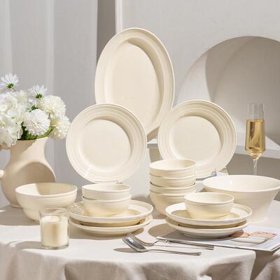 Ceramic Dinnerware Set Bowl Plate Kitchen Dining Tableware
