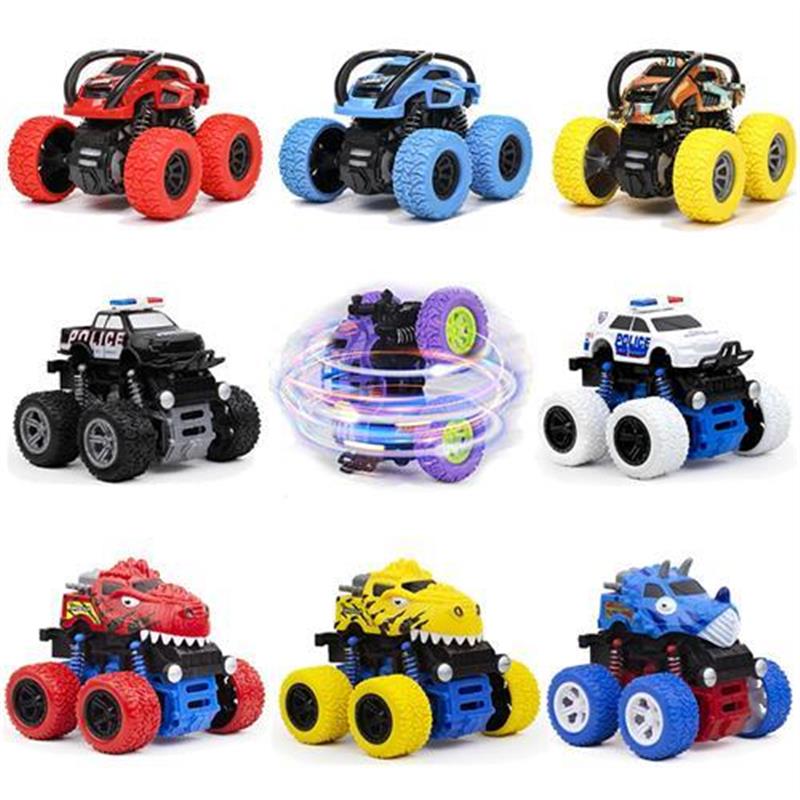 Toy car Truck Inertia Big Wheel Truck 360 Degree Flipping Ca 玩具/童车/益智/积木/模型 惯性/回力/滑行玩具 原图主图