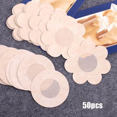 50pcs Women‘s Invisible Breast Lift Tape Overlays on Bra Ni