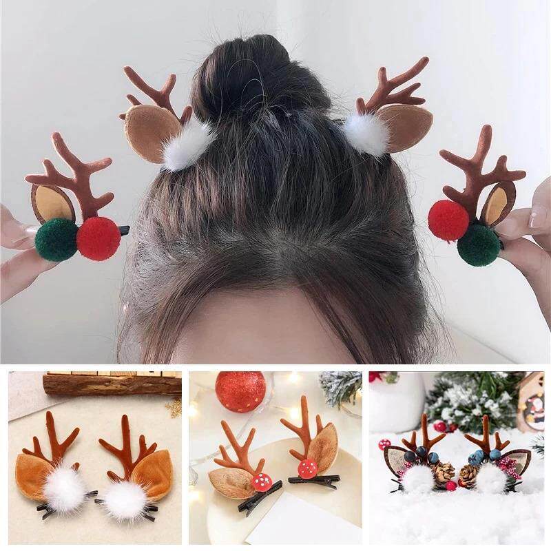 Christmas Hair Clips Hairpins Headwear Hair Accessories