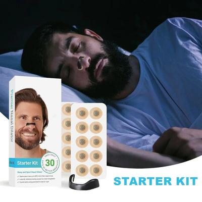 Snoring prevention nasal breathing dilator ventilation