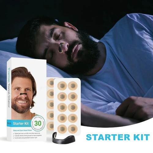 Snoring prevention nasal breathing dilator ventilation