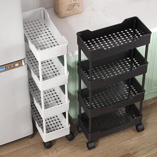 Kitchen storage rack bathroom Shelf Trolley iron shelves