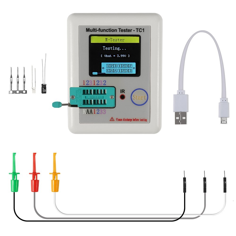 Transistor-Tester Lcr-Meter Multi-Function Lcr Tc1 T7 Tc2