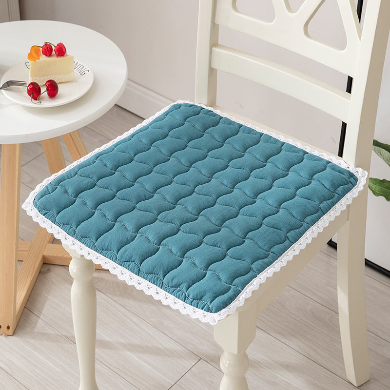 全棉椅子坐垫椅垫四季纯棉电脑椅凳学生办公室欧式简约餐桌椅垫子