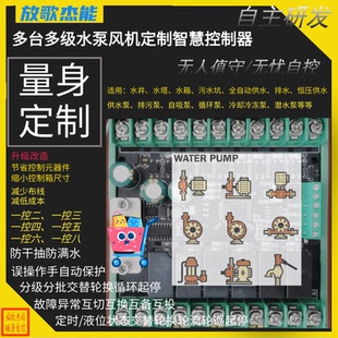 风机水泵空压机一控三轮换轮流轮巡起停放歌杰能控制器