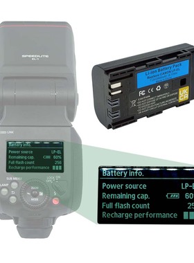 LP-EL电池SPEEDLITE EL-1 EL-5闪光灯2600mAh 双路充电器另售包邮