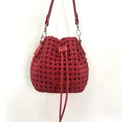 小福袋红运当头手工编织水桶包