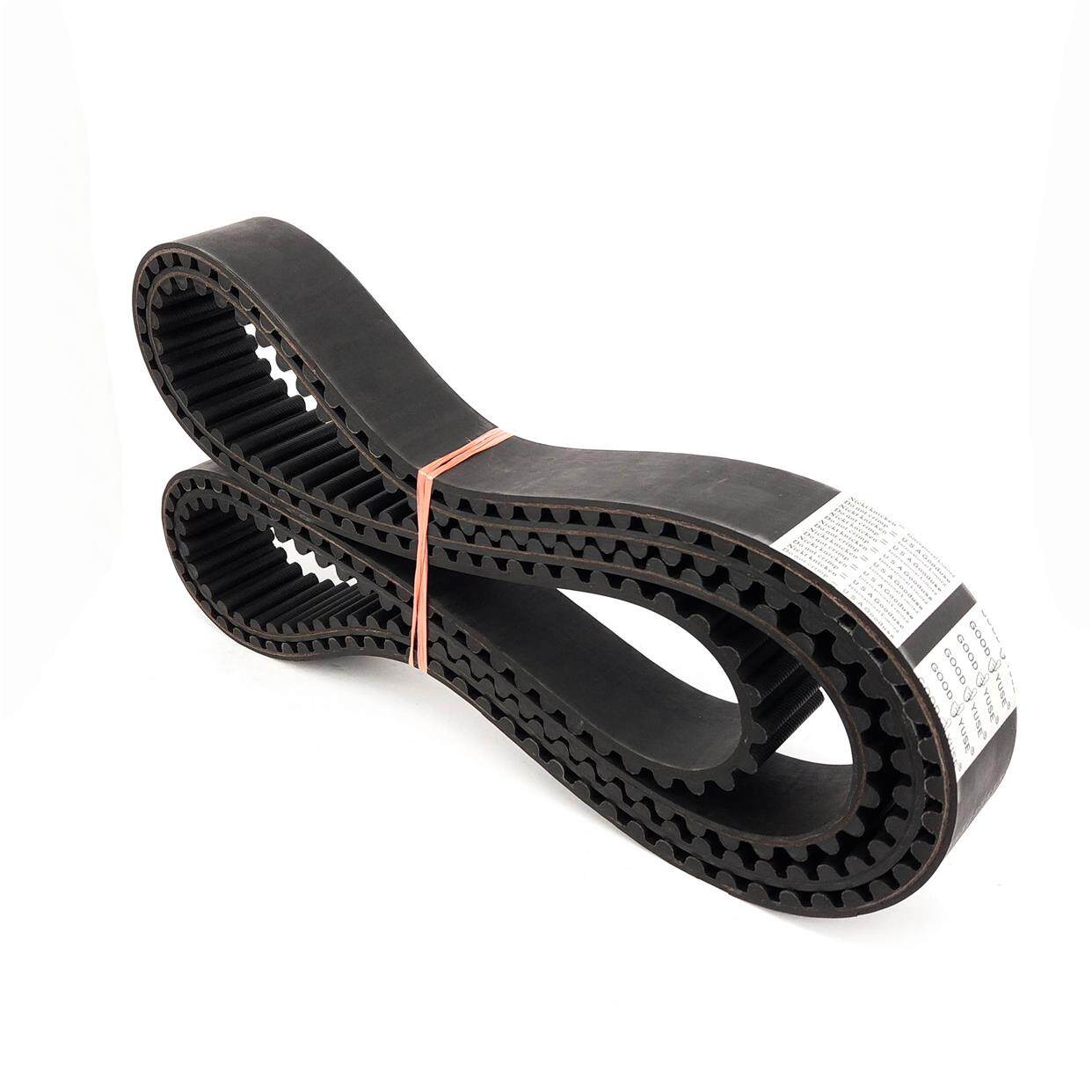 1橡胶同步带HTD 1齿4M120548/7齿型皮带同步皮带STS RPP双面DADB