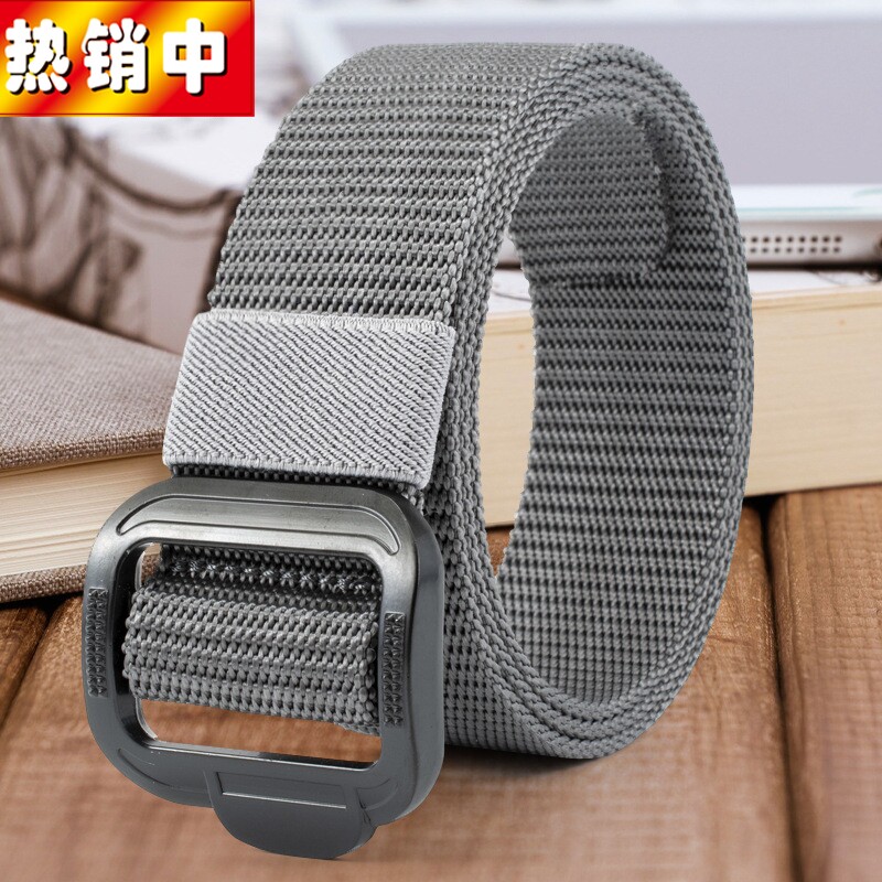 编织腰带男士尼龙皮带户外运动军训帆布腰带男款休闲百搭工装裤带