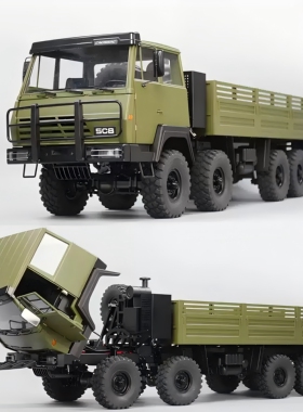 CROSSRC SC8 1/12全金属底盘8×8八驱RC仿真遥控越野卡车重卡攀爬