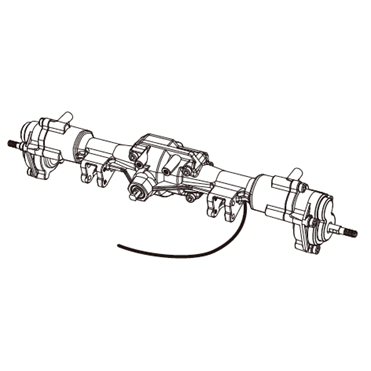 美嘉欣 1/8车配件系列 7303 7304 -P8PARS-后桥组件