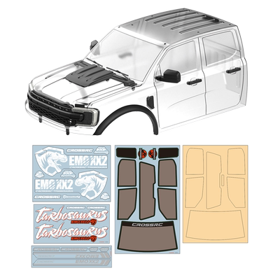 CROSSRC 暴龙 特暴龙车壳前壳带装饰件透明带贴纸247601 97401645