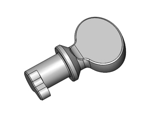 RGT瑞泰EX86190 LC76遥控模型车升级件 金属车标 P860102