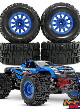 1/12hpi大脚竞速卡车XS FLUX优迪V3Mini XRT Maxx通用RC遥控轮胎