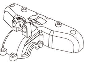 美嘉欣 配件系列 10303 10304 14190-后齿轮盖