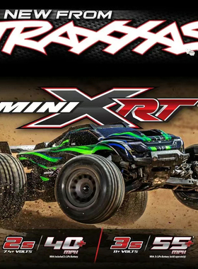 TRAXXAS Mini XRT 2~3S无刷小大脚RC遥控模型大脚车#108076-1