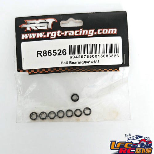 RGT瑞泰EX86190 EX86160防尘胶盖培林4*8*3金属轴承R86526