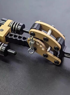 TWOLF 1/8 1/10遥控攀爬车改装金属拖车钩可调节减震 m715 jkmax