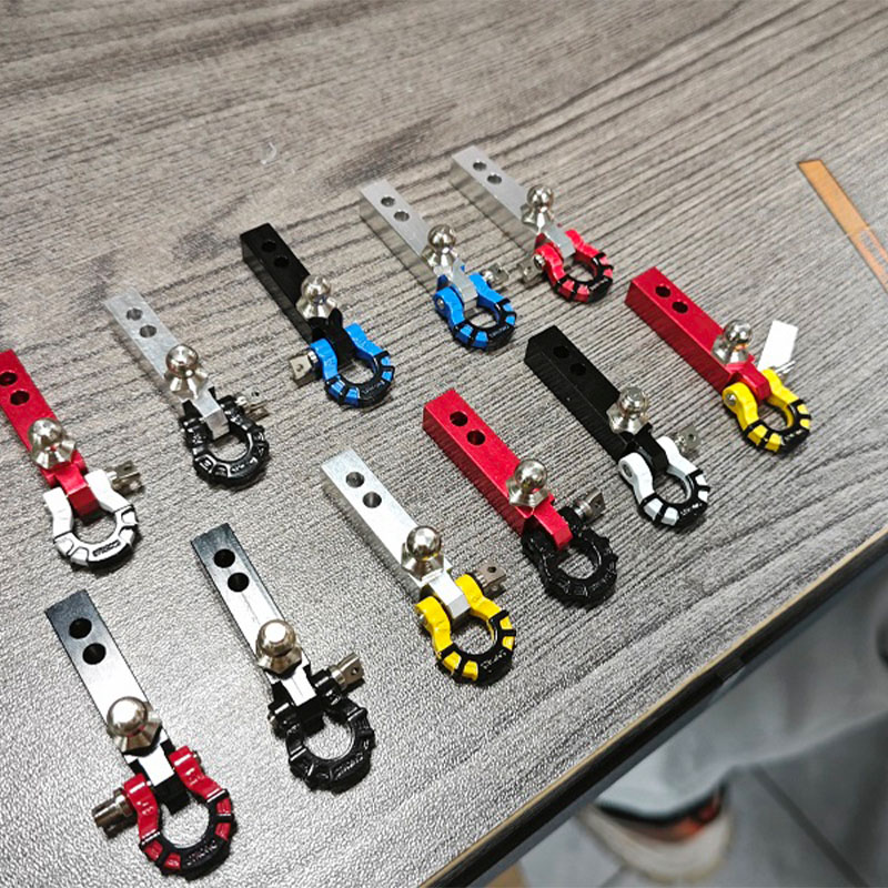 LJF1/8遥控车雷拉洛MK07易控CROSS美嘉欣H8H金属拖车钩U型救援扣