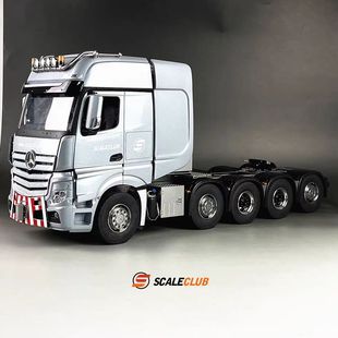 田宫奔驰 benz SLT 大件运输卡车 欧卡 重拖 思卡模型 10X10