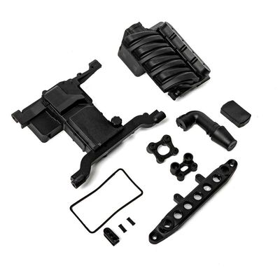AXIAL原厂配件AXI251005 SCX6 前舵机支架/引擎盖/密封件